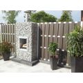 Steinkorb Wandkamin Grill lxhxt 0,95m x 2,00m x 0,48m