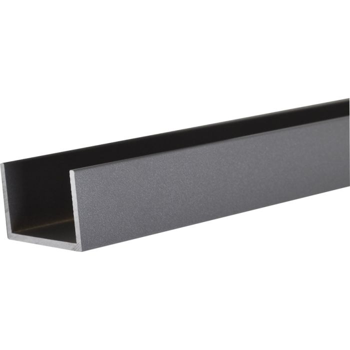 Alu U-Profil Anthrazit