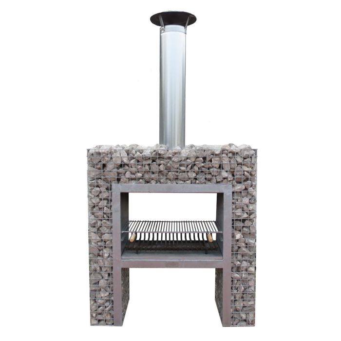 Gabionen Block-Kamin Grill