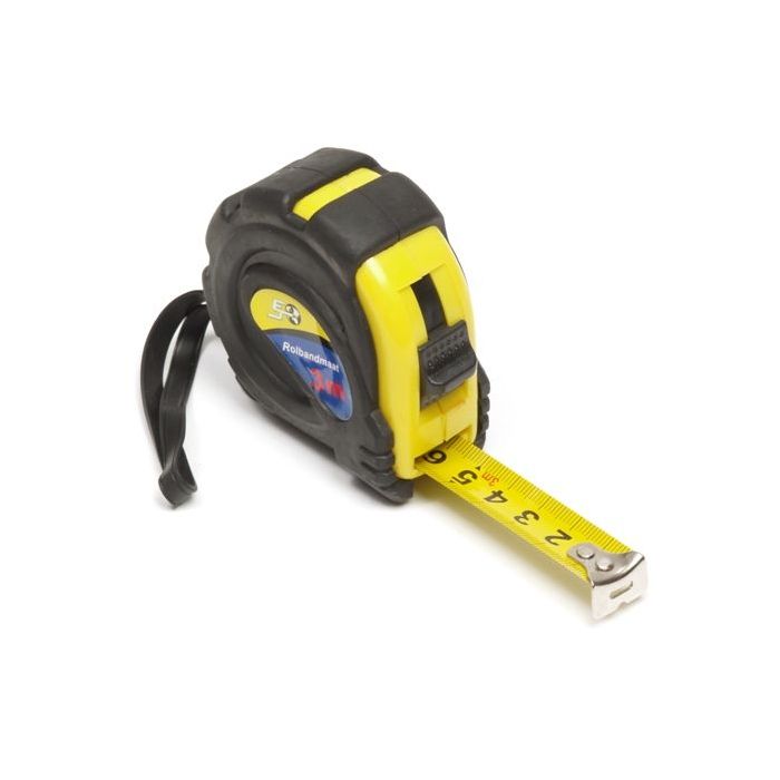 Maßband 3 mtr. Gummi Griff