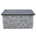 Gabionen-Bank lxhxt 1,00 x 0,45m x 0,47m