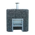 Steinkorb Eckkamin Grill XL lxbxh 1,28m x 1,28m x 1,80m