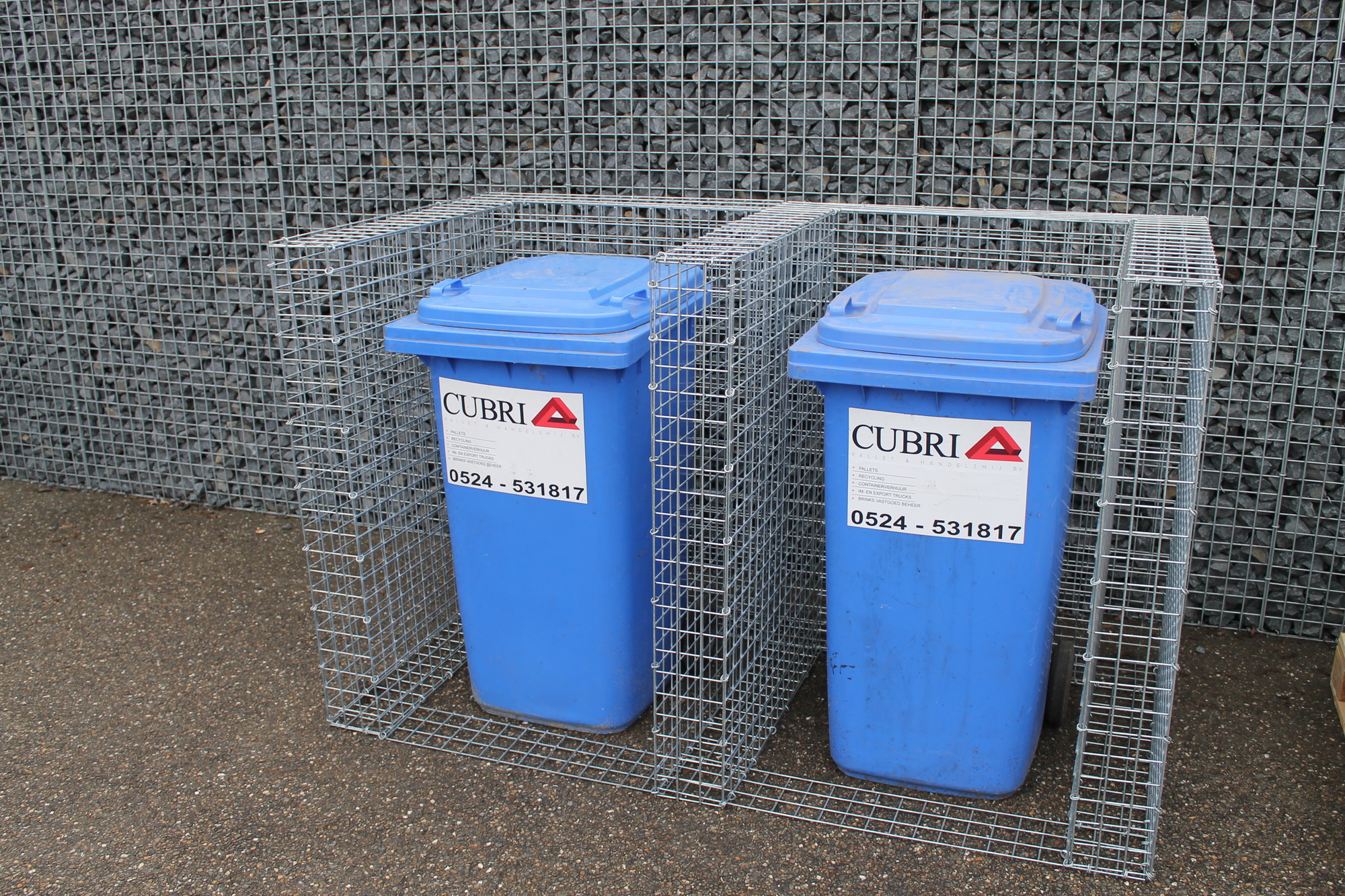 Mülltonnenboxen Duo mit anbau