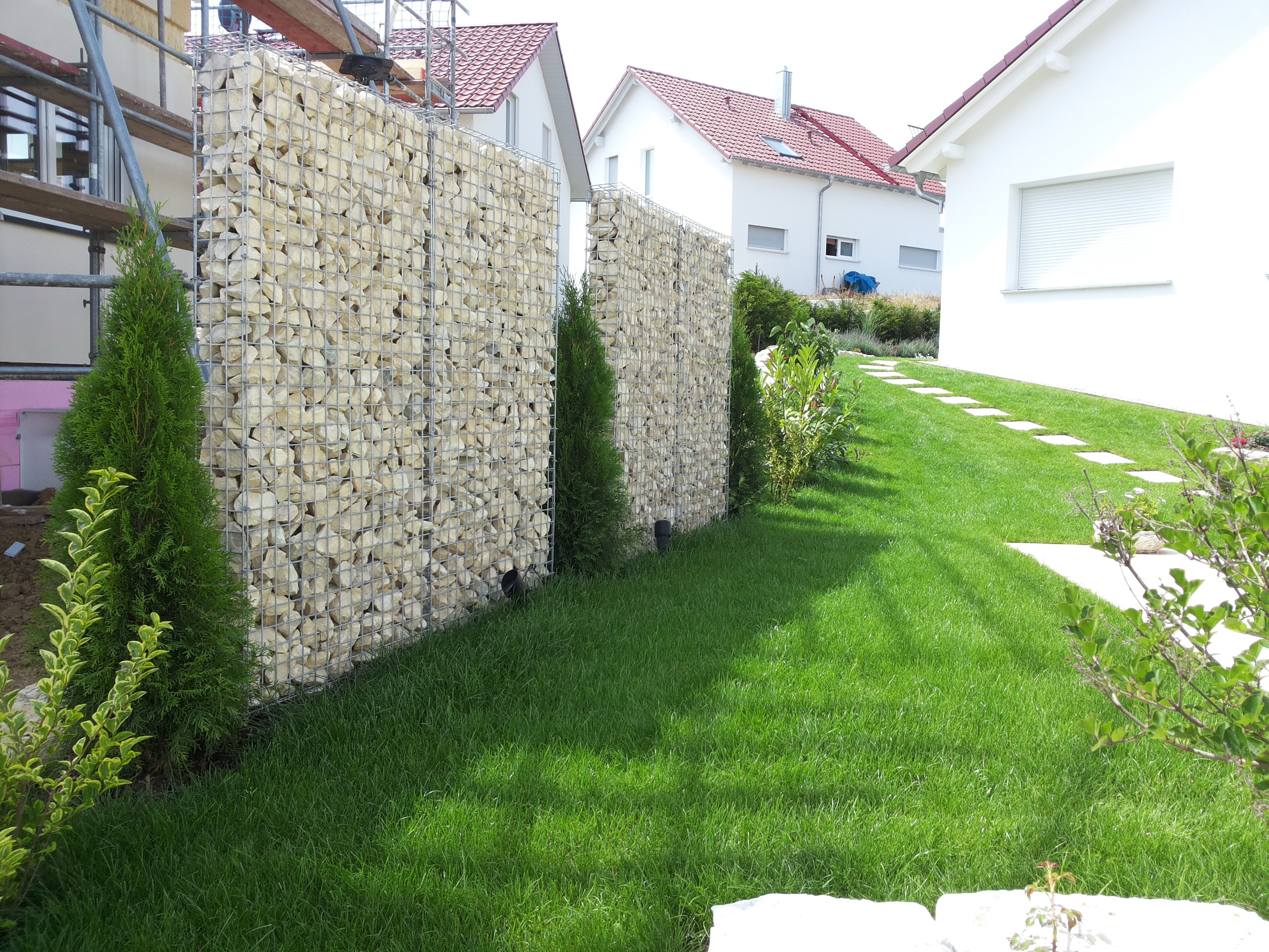 Gabionen Zaun