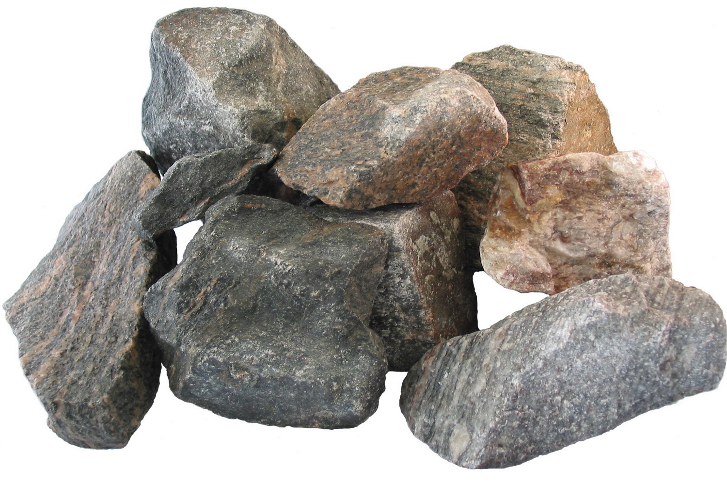 Norwegen Granit Bruchstein 60-250mm pro kg