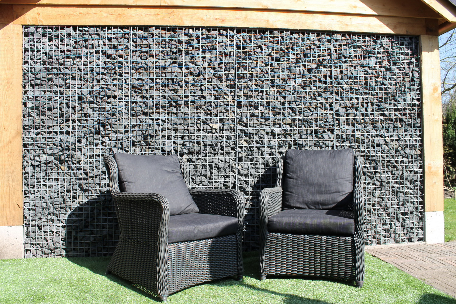 Basalt Bruchsteine