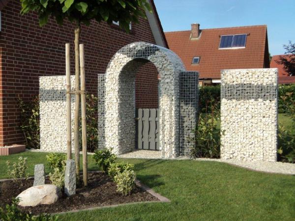 Gabionensäule Gabionensäule