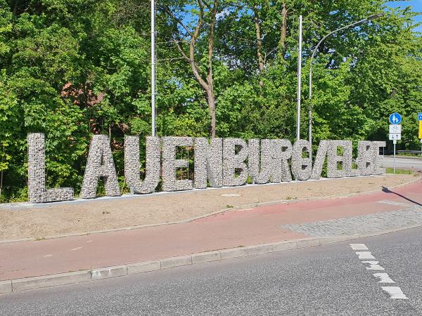 Gabionen Buchstaben aus Lauenburg Gabionen Buchstaben aus Lauenburg