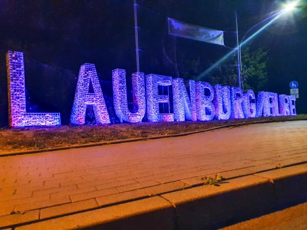 Gabionen Buchstaben aus Lauenburg Gabionen Buchstaben aus Lauenburg