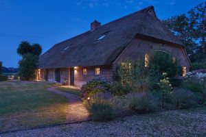 Inspirationsfoto mit LED-Beleuchtung – Gabionen LED beleuchtung