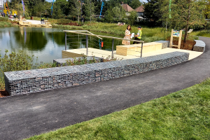 Claremont Park London Gabionen – Gabionen. Claremont Park London Gabionen