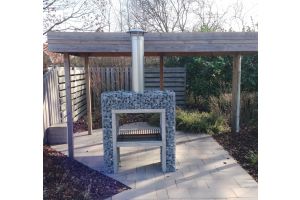 Blockkamin BBQ – Gartenkamine. Blockkamin BBQ