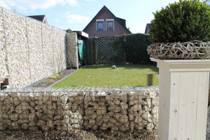 Gabione mit Yellow Sun Bruchstein – Yellow Sun Bruchstein