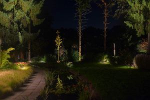 Inspirationsfoto mit LED-Beleuchtung – Gabionen LED beleuchtung