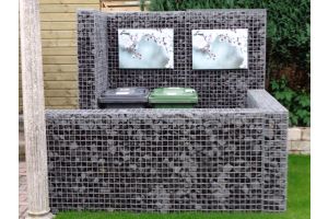 Gabione – Gabionen Mülltonnenverkleidung