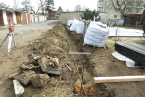 Gabione – Aufbauteam