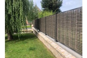 Inspirationsfoto – Kunststoff-Sichtschutzzaun