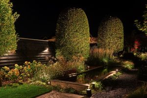 Inspirationsfoto mit LED-Beleuchtung – Gabionen LED beleuchtung