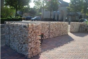 Gabione mit Yellow Sun Bruchstein – Yellow Sun Bruchstein