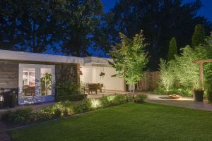 Inspirationsfoto mit LED-Beleuchtung – Gabionen LED beleuchtung