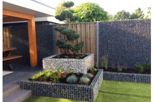 Gabionen mit Basalt Bruchsteine – Basalt Bruchsteine Inspiration. Gabionen mit Basalt Bruchsteine