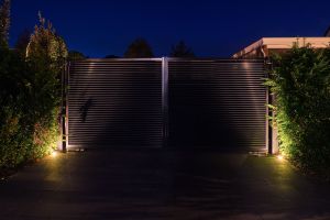 Inspirationsfoto mit LED-Beleuchtung – Gabionen LED beleuchtung