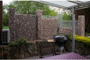 Gabionen mit Kurven – Gabionen. Gabionen mit Kurven