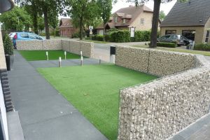 Gabione mit Yellow Sun Bruchstein – Yellow Sun Bruchstein