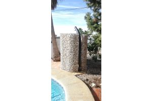 Gabionen-Duschabtrennung – Gabionen. Gabionen-Duschabtrennung