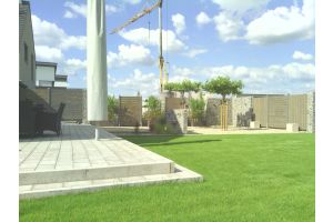 Gabione mit Yellow Sun Bruchstein – Yellow Sun Bruchstein