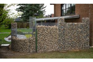 Gabionen mit Kurven – Gabionen. Gabionen mit Kurven