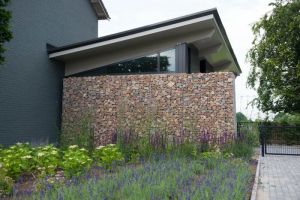 Gabione mit Grauwacke Bruchstein – Grauwacke Bruchsteine