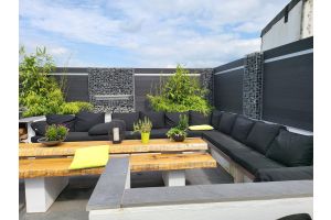 Gabionen Loungeset – Gabionen. Gabionen Loungeset