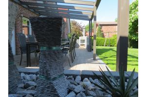 Gabionen Blockkamin Grill – Gartenkamine. Gabionen Blockkamin Grill