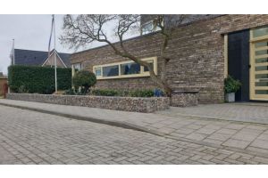 Gabione mit Grauwacke Bruchstein – Grauwacke Bruchsteine