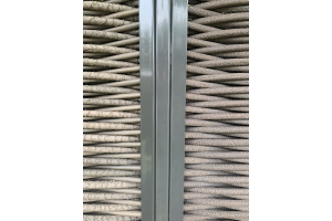 Inspirationsfoto – Kunststoff-Sichtschutzzaun