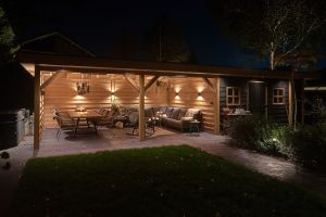 Inspirationsfoto mit LED-Beleuchtung – Gabionen LED beleuchtung