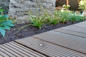 Inspirationsfoto mit LED-Beleuchtung – Gabionen LED beleuchtung