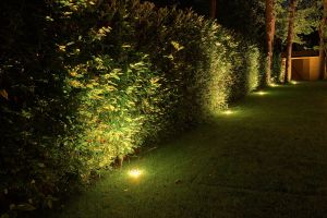 Inspirationsfoto mit LED-Beleuchtung – Gabionen LED beleuchtung