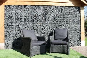 Gabione mit Basalt 56-75mm 5 – Bruchsteine Inspiration. Gabione mit Basalt 56-75mm 5