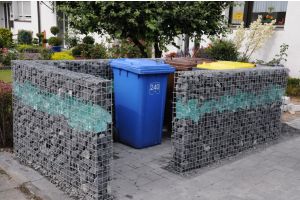 Gabione – Gabionen Mülltonnenverkleidung