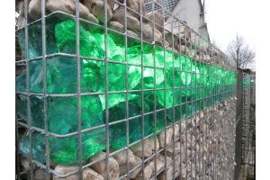 Inspirationsfoto mit LED-Beleuchtung mit Glasbrocken – Glasbrocken