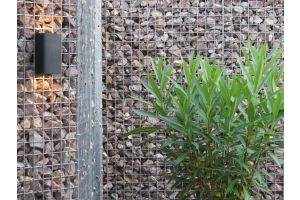 Inspirationsfoto mit LED-Beleuchtung – Gabionen LED beleuchtung