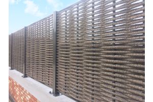 Inspirationsfoto – Kunststoff-Sichtschutzzaun