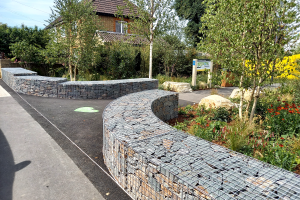 Claremont Park London Gabionen – Geschäftsanwendungen. Claremont Park London Gabionen