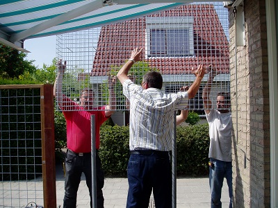 Gabionen befüllen